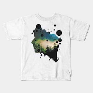 Face Of The Forest Kids T-Shirt